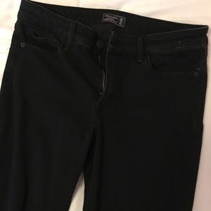 Abercrombie and Fitch super skinny Harper in black
